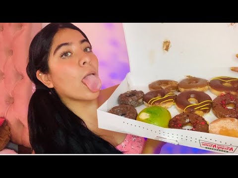 🔥🍩 ASMR ESPAÑOL 🔥 MUCKBANG DONAS KRISPY KREME🔥🍩