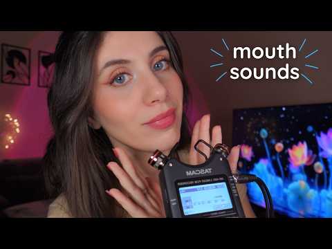 ASMR • Very Close Up Mouth Sounds Super TINGLY for sleep