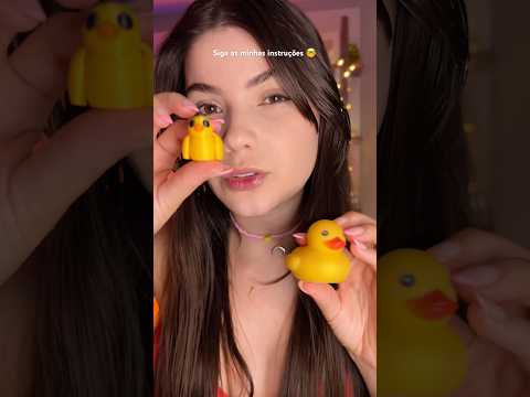 Asmr siga as minhas instruções🤓 #asmr #asmrcommunity #asmrinstruction #sigaasinstrucoes