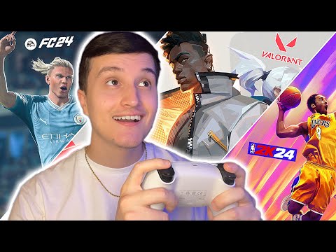 ASMR Gaming | 1 Hour Of Relaxing Gameplay (NBA2K24, Valorant, EA FC 24)