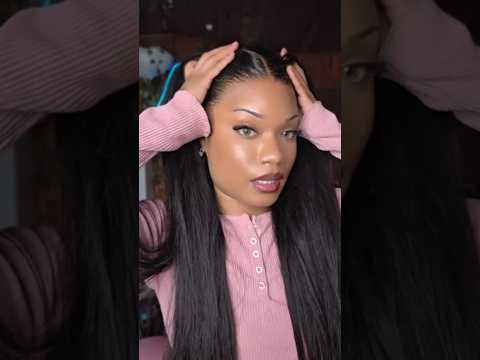 How To Install A Wig 😳 #hairstyle #wigs #tutorial #shorts