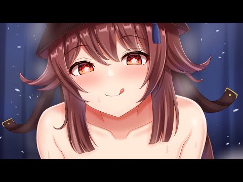 [3DIO ASMR] Soft Ear Licking Time With Hu Tao