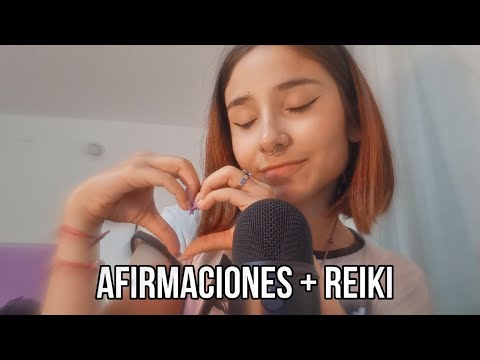 ASMR en español REIKI con AFIRMACIONES POSITIVAS