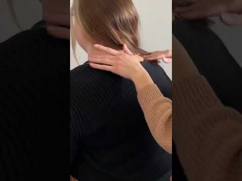 ASMR Neck & Hairline Massage #asmrmassage #relaxing #tingles #realpersonasmr