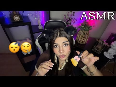 ASMR ESPAÑOL / TE CONSIENTO PARA DORMIR + INAUDIBLE + BESOS (Atención personal) 100% RELAX