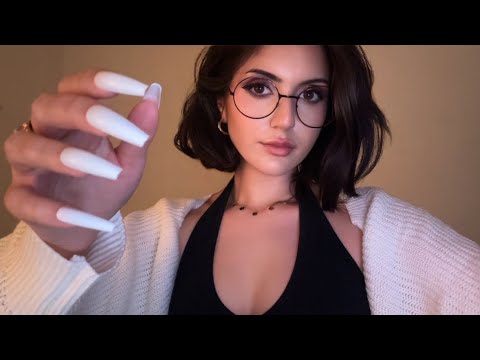 ASMR the most comforting face tapping & scratching