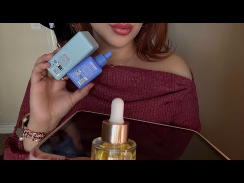 ASMR Skincare Consultation & Face Analysis ✨ Product Testing and Routine Planning 🫧 