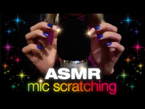 1 HOUR ASMR ✨ Fast & Aggressive Foam Mic Scratching ✨ Deep Brain Massage ✨ Intense Tingles ⚡️