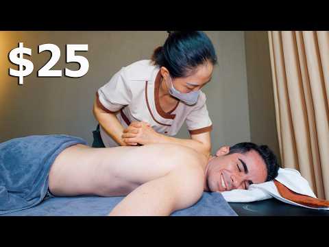 ASMR: $25 INTENSE Vietnamese Hot Stone Massage | Deep Elbow Pressure in Da Nang