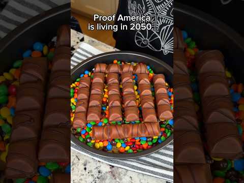 Proof America is living in 2050… #food #eating #mukbang #cake #chocolate