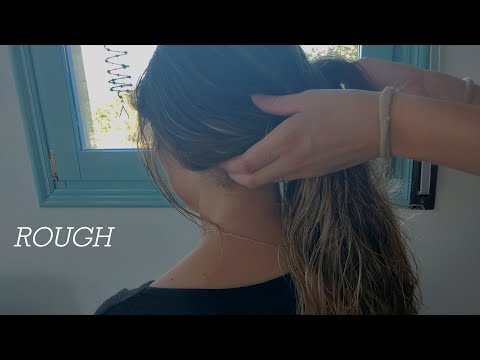 ASMR Fast and Aggressive Scalp scratching with long nails, comb and No talking