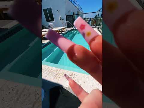 ASMR game at the pool #asmr #relax #asmrtriggers #relaxing