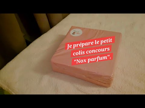 Asmr français. Je prépare le petit colis, pour le jeu concours "Nox parfums"