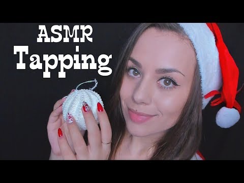 ASMR Tapping Christmas Tree Toys 🎄 Close whisper👄 Christmas mood🎅