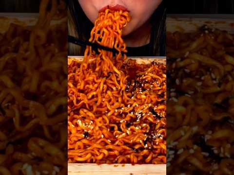 Spicy Buldak Ramen Challenge #asmr #shorts #spicy #ramen