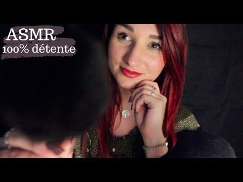 ASMR FRANÇAIS : RELAXATION ET LACHER PRISE (Face Brushing & Whispers)