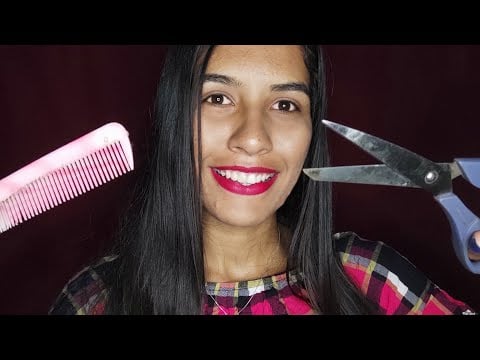 ASMR FAST AND AGGRESSIVE CORTANDO SEU CABELO