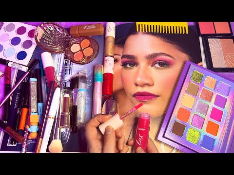 ASMR Applying Makeup to Magazines (Whispered)