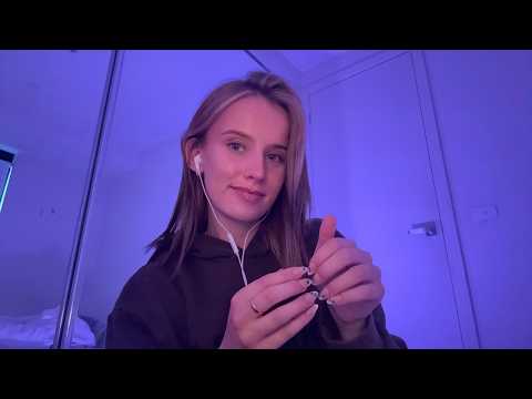 ASMR Tapping with XL nails (tingly, trigger test, sleepy & relaxing)
