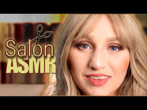 Hair Salon ASMR Haircut | Binaural, Whispered, Hair Brushing