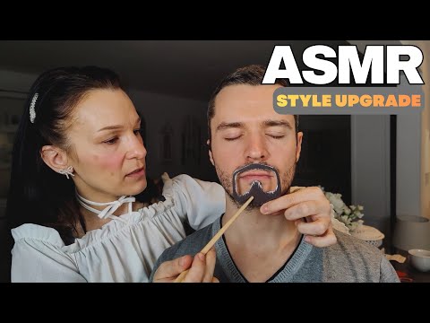 ASMR Style Upgrade: Custom Glasses & Fresh Beard