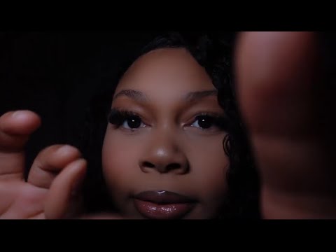 ASMR| Plucking Away Your Negative Energy (Hand Movement & Mouth Sounds)