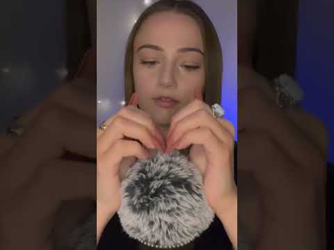 fluffy mic tingles 🫠😴 full vid on my channel now!💖