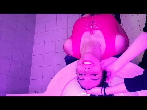 ASMR SHAMPOO | HAIR WASH |HEAD AND SCALP MASSAGE | BRUSHING HAIR (NO TALKING)