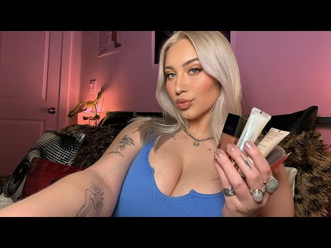 Sticky Mouth Sounds at 100% Sensitivity...  and some Forehead Kisses (ASMR)