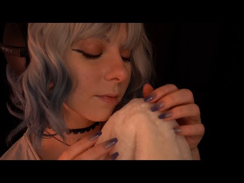 ASMR | Sleepy Whispering & Softest Fuzzy Sounds - Blue Yeti