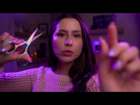 ASMR Energy Plucking to Melt Stress & Help You Sleep Fast 🌧️ Hand movements, crystal tapping, sh sh