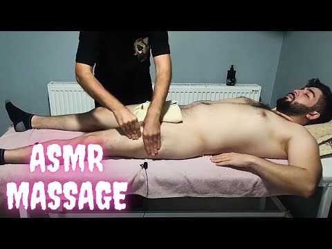 ASMR TURKISH AND SLEEP MASTER MASSAGE-Chest,feet,back,arm,leg,abdomen