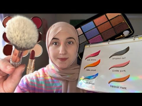 ASMR Doing Your Makeup W/ Catalog Options