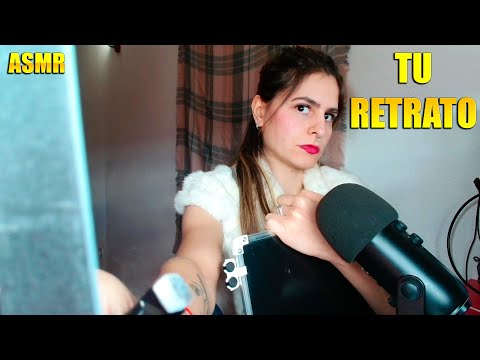 ASMR - ARTISTA LOCA TE DIBUJA ✍😳  | asmr español roleplay