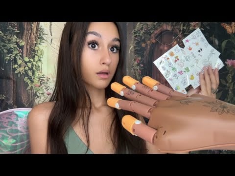 ASMR| You go to fairyland and a fairy gives YOU tattoos🧚🏻