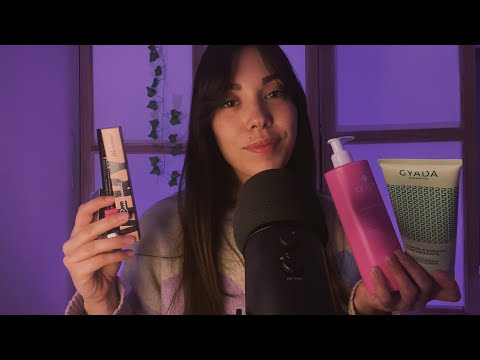 ASMR | Ti faccio addormentare con uno show & tell di prodotti skincare