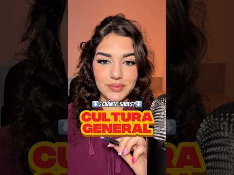 🤓¿Cuanto sabes de 🧠CULTURA GENERAL?🧐 #asmr #culturageneral#cuantosabes