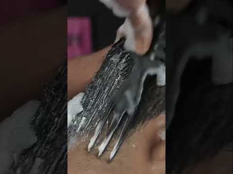 Neck Cracking Head Massage With Comb And Shampoo Wash ASMR #shorts