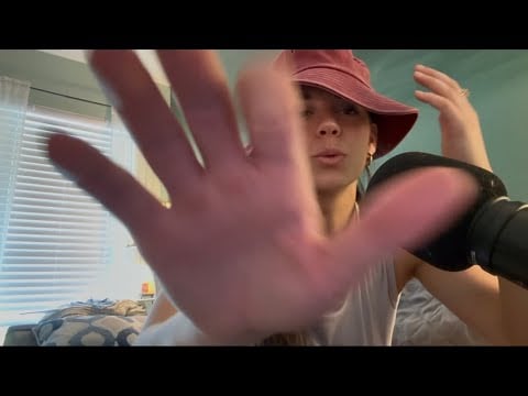 chill ASMR to help you relax (fabric scratching, hand movements, whispering)
