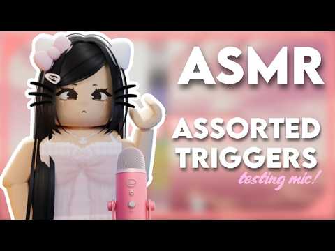 roblox asmr ★ assorted triggers on my new blue yeti mic 🩷💤