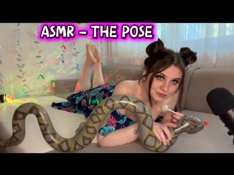 ASMR | Lollipop And LOUD Chewing Gum In The Pose 💗