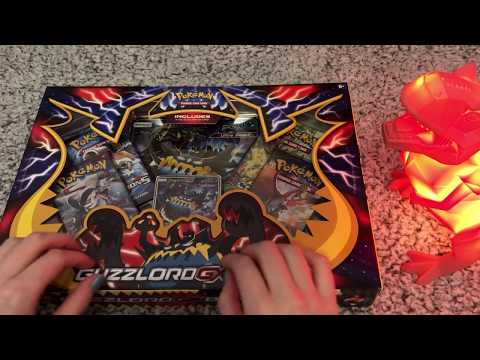 ASMR Pokemon Cards Unboxing Guzzlord GX Box