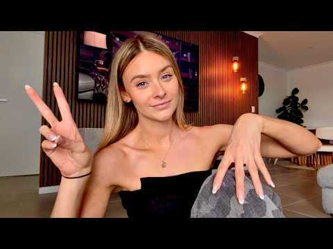 ASMR 20+ Minutes Of Fabric Scratching & Whisper Ramble