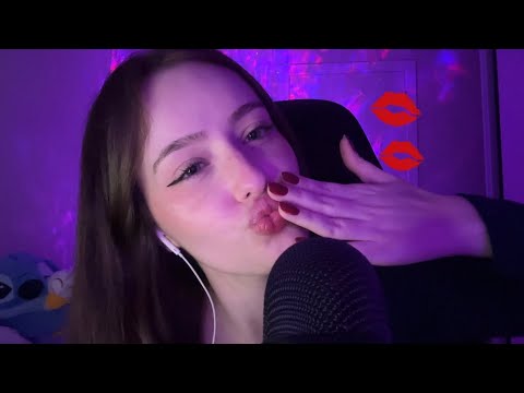 ASMR TE DANDO BEIJINHOS DE ORELHA A ORELHA! 💋 (microfone binaural)