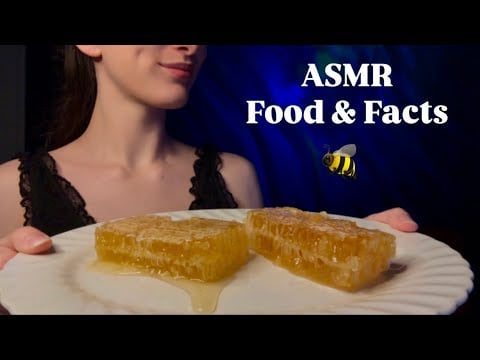 ASMR Honeycomb Eating & Nature Facts 🐝