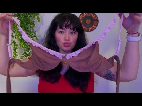 ASMR Bikini/ Gym Clothes Try On Haul @aramoonasmr1111 #asmr #relax #scratching #tingles #tapping 