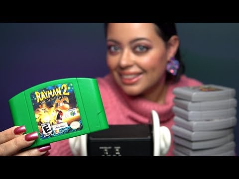 ASMR| Nintendo 64 Video Game Collection | 3Dio Whispers | GAME THERAPY [4k]