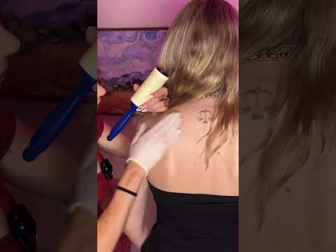 Asmr lint roller #asmr #oddlysatisfying #satisfying #asmrsounds #asmrvideo #sleep #tingles #relaxing