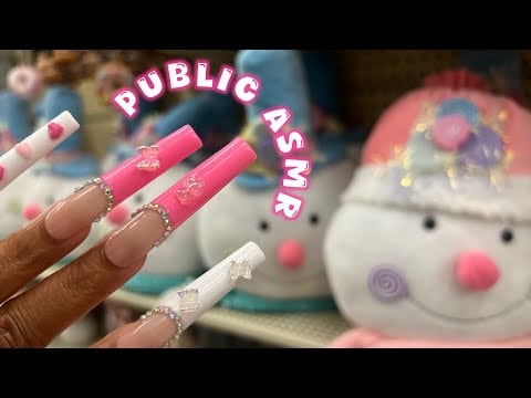 PUBLIC ASMR IN HOBBY LOBBY | To Ease Your Mind 🤍 | No Talking 