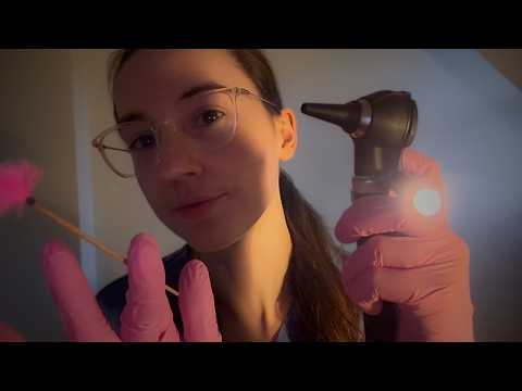 ASMR Detailed Ear Inspection Roleplay | Audiologist Exam, Ear Cleaning